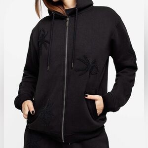 Disturbia Huntsman Spider Zip Hoodie